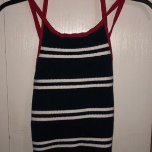 Hollister striped tank top